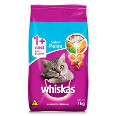 Ração Para Gatos Whiskas Peixe 1kg