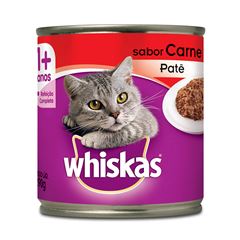 Ração Úmida Para Gatos Whiskas Carne Lata 290g