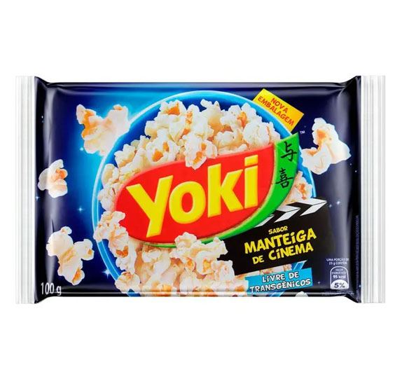 Pipoca Para Micro-Ondas Yoki Manteiga De Cinema 100g