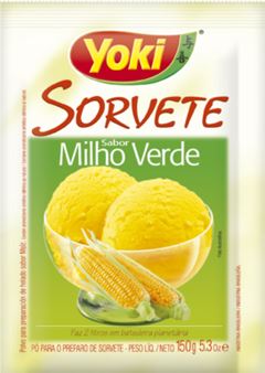 Pó Para Sorvete Yoki Milho Verde 150g