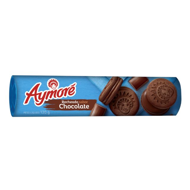 Biscoito Aymoré Recheado Chocolate 120g