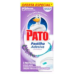 Pato Pastilha Adesiva Lavanda C/ 3un Com 20% Desconto  