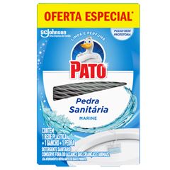 Desodorizador Sanitário Pato Marine (1 Rede Plástica + 1 Gancho + 1 Pedra) 25g Com 25% De Desconto 