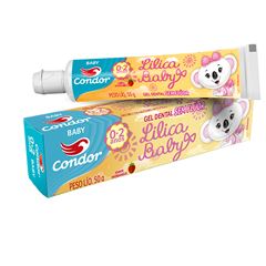 Gel Dental Condor Kids+ Com Flúor Lilica Ripilica 50g | Ref: 3511