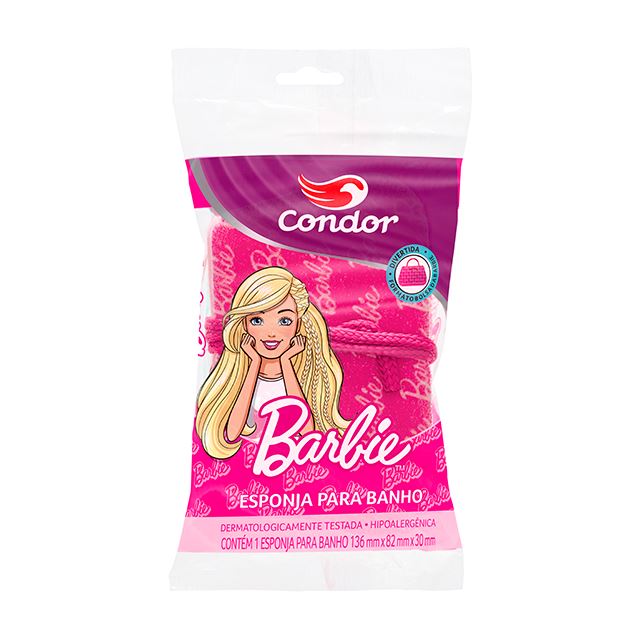 Esponja Para Banho Infantil Condor Barbie | Ref: 803