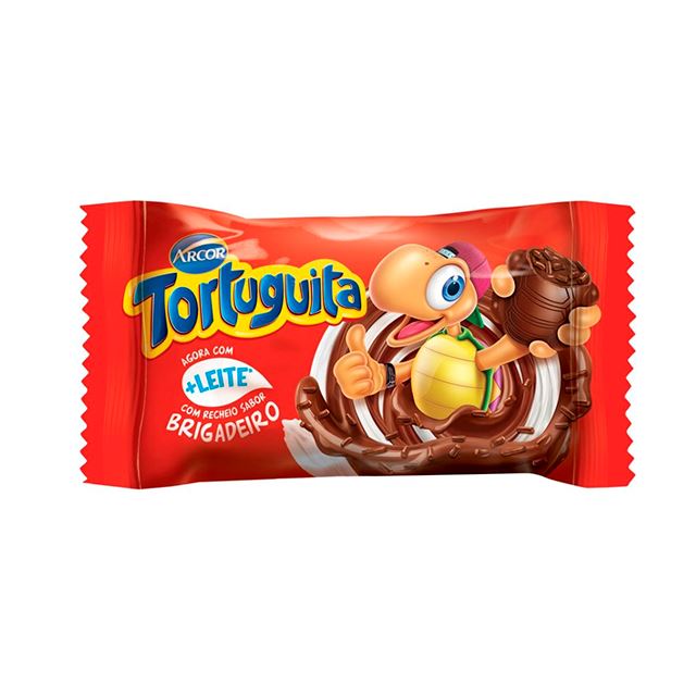 Chocolate Arcor Tortuguita Brigadeiro 19g | Certo Distribuição