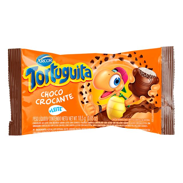 Chocolate Arcor Tortuguita Choco Crocante 18,5g | Certo Distribuição