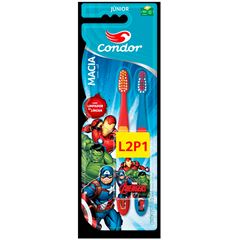 Escova Dental Condor Júnior Avengers Macia | LV2PG1 | Ref: 8260-0