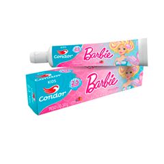 Gel Dental Condor Kids Com Flúor Barbie 50g | Ref: 3512