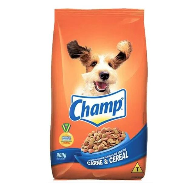 Ração Para Cães Champ Carne E Cereal 900g