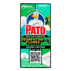 Desodorizador Sanitário Pato Pastilha Adesiva Desafio Das Flores | Com 3 Unidades