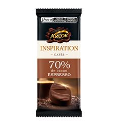 Chocolate Arcor Inspiration Cafés 70% Café Expresso 80g