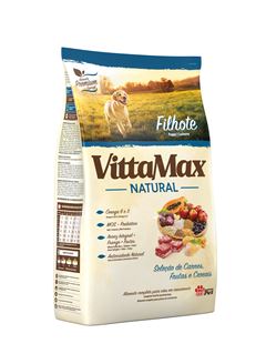 RAÇÃO PARA CÃES MATSUDA VITTAMAX NATURAL FILHOTES CARNES,FRUTAS & CEREAIS 15KG