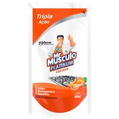 MR. MÚSCULO PLATINUM COZINHA LARANJA SACHET 400ML