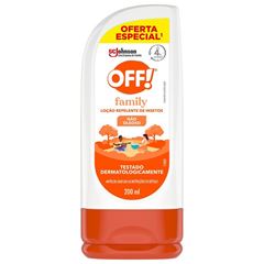 REPELENTE OFF FAMILY LOÇÃO 200ML OFERTA ESPECIAL