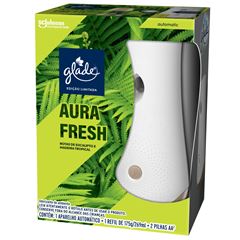 DESODORIZADOR GLADE AUTOMATIC SPRAY APARELHO + REFIL AURA FRESH 269ML