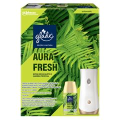 DESODORIZADOR GLADE AUTOMATIC SPRAY APARELHO + REFIL AURA FRESH 269ML