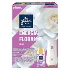 DESODORIZADOR GLADE AUTOMATIC SPRAY APARELHO + REFIL ENERGIA FLORAL 269ML