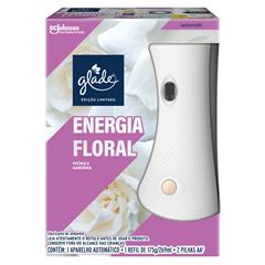 DESODORIZADOR GLADE AUTOMATIC SPRAY APARELHO + REFIL ENERGIA FLORAL 269ML