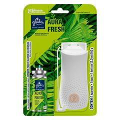 DESODORIZADOR GLADE TOQUE DE FRESCOR APARELHO + REFIL AURA FRESH 12ML