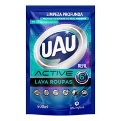 REFIL LAVA ROUPAS UAU ACTIVE 800ML