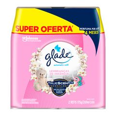 DESODORIZADOR GLADE AUTOMÁTIC SPRAY LEMBRANÇA DE INFÂNCIA REFIL 269ML | OFERTA ESPECIAL C/2 UNIDADES