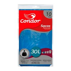 SACO DE LIXO CONDOR REFORÇADO 30L ALMOFADA